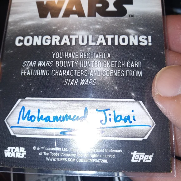 Star Wars Greedo Sketch Card - Picture 14 of 16